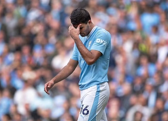 Rodri will miss Arsenal clash as Manchester City accept the midfielder