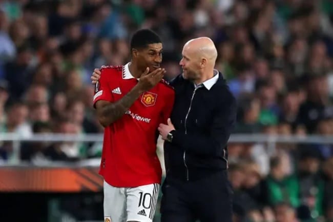 Marcus Rashford reveals how Erik ten Hag is different to Jose Mourinho and Ole Gunnar Solskjaer - Bóng Đá