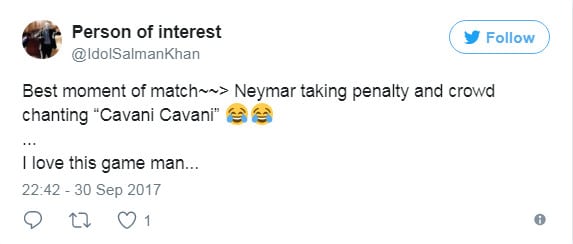 Cavani bị chê