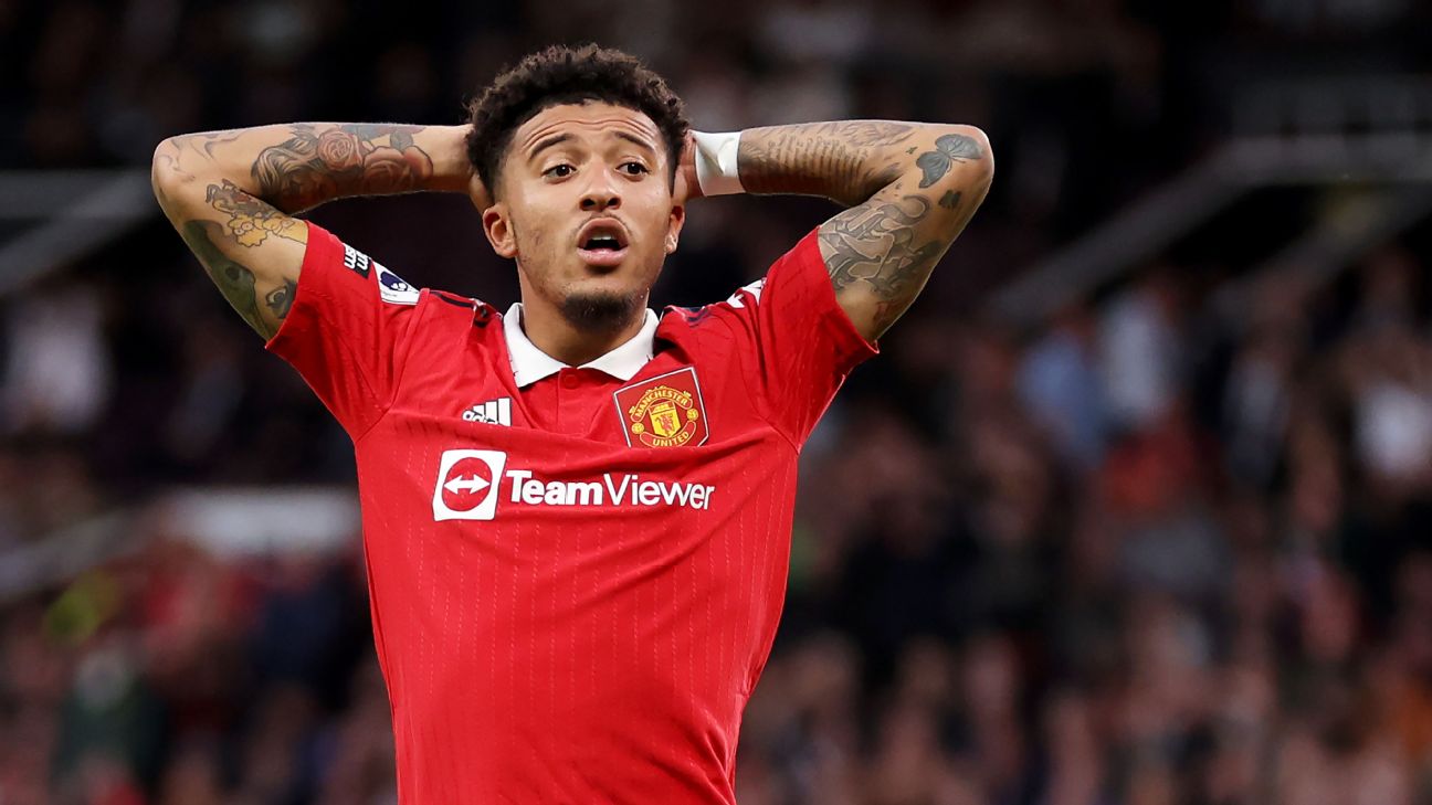 Man Utd sẽ lắng nghe những đề nghị cho Sancho vào tháng Một. Ảnh: Reuters